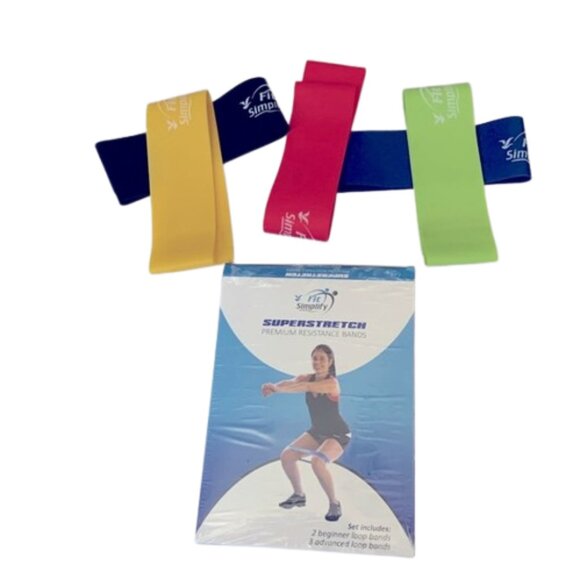 Fit Simplify Resistance Loop Exercise Bands Set - Picture 3 of 5